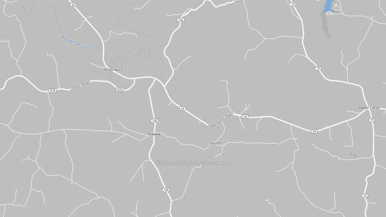 Transit Grade map of Tousey, KY