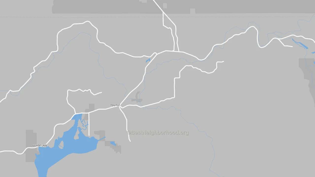 Transit Grade map of Toutle, WA