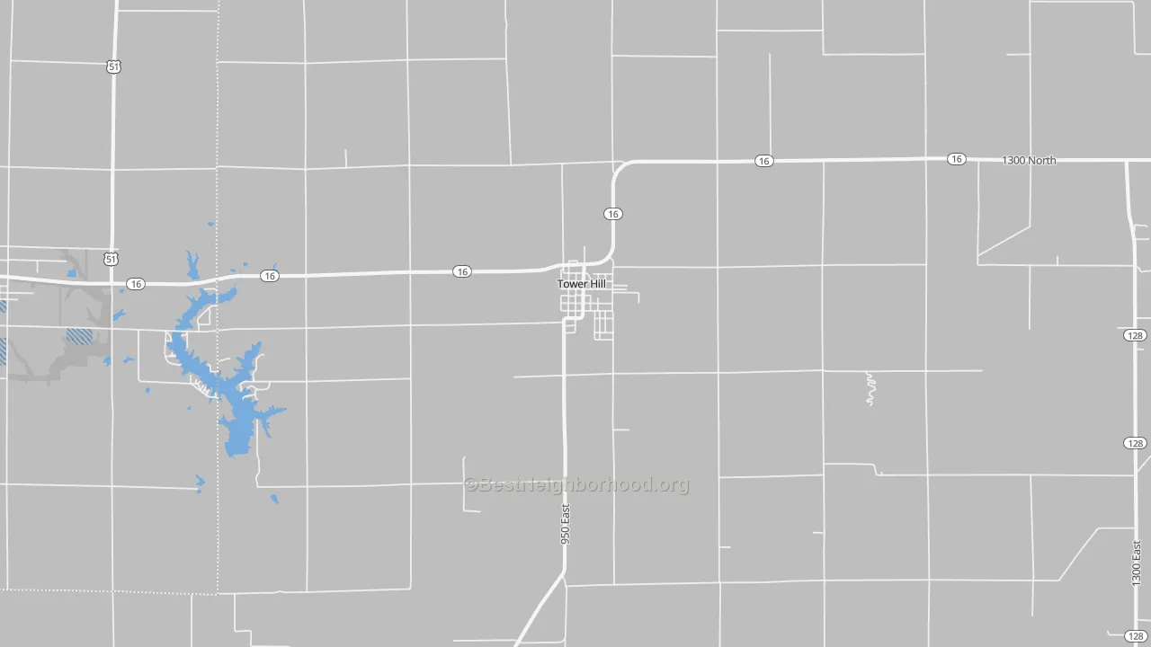 Transit Grade map of Tower Hill, IL