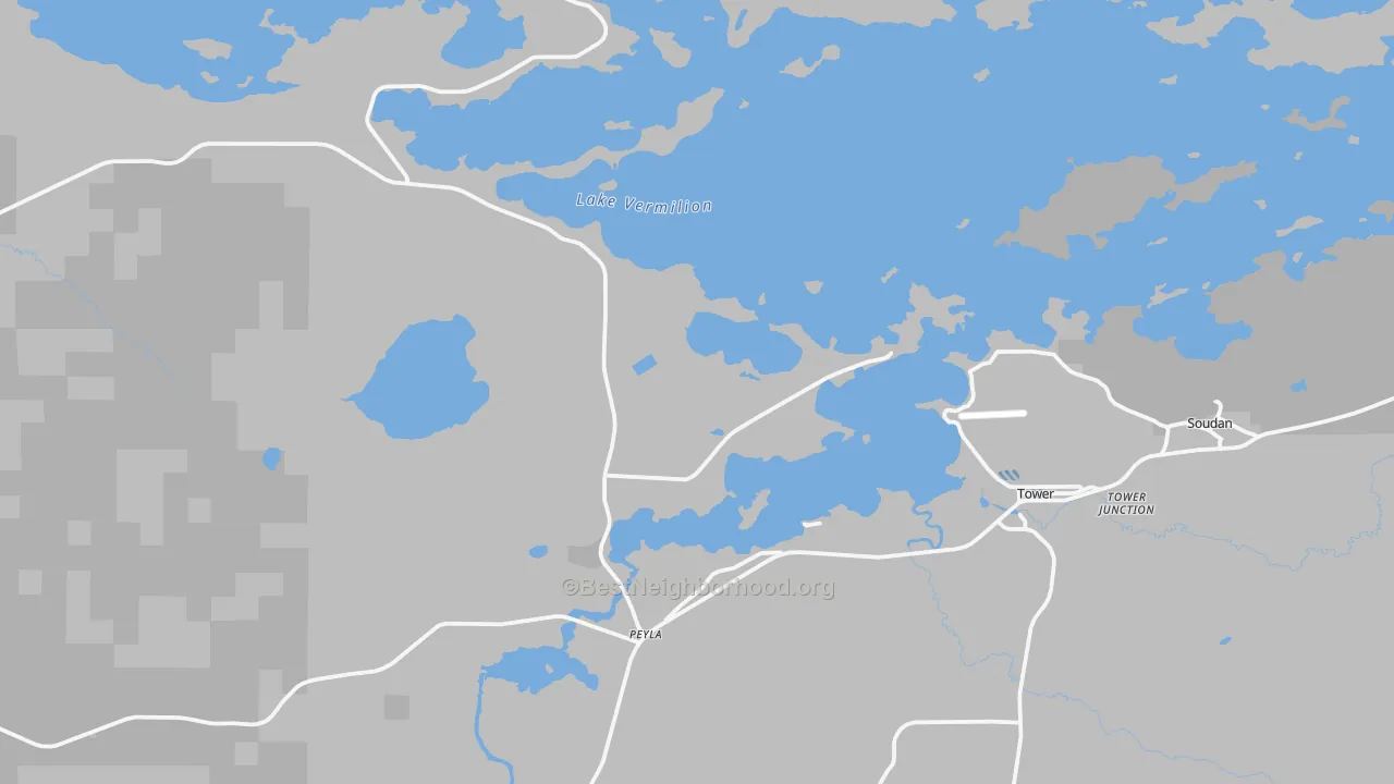 Transit Grade map of Tower, MN