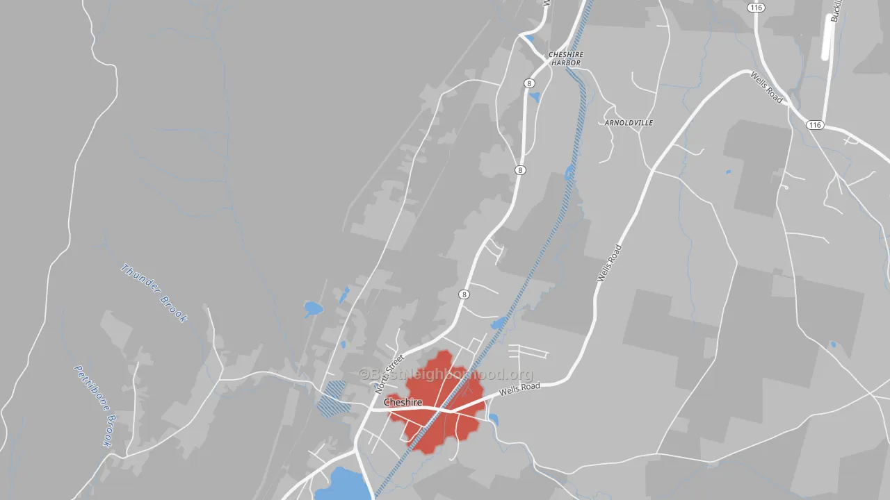 Transit Grade map of Town Crest Village, MA