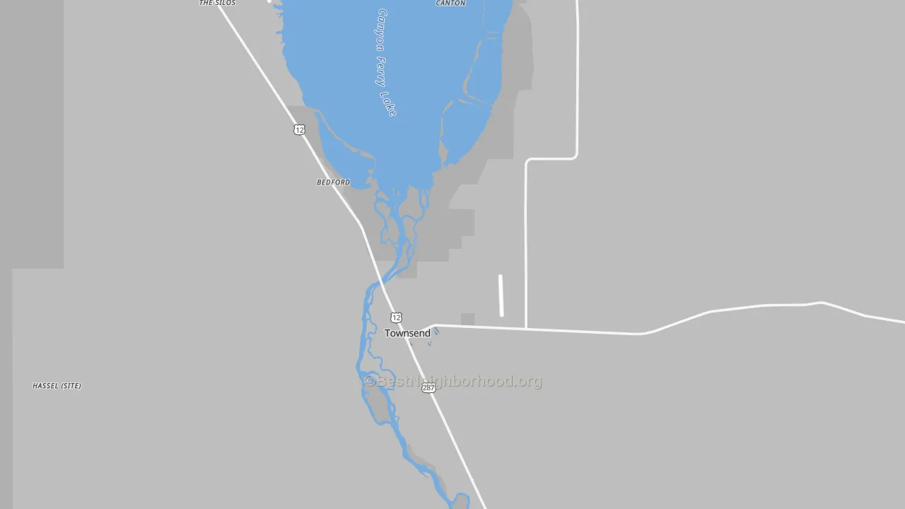 Transit Grade map of Townsend, MT