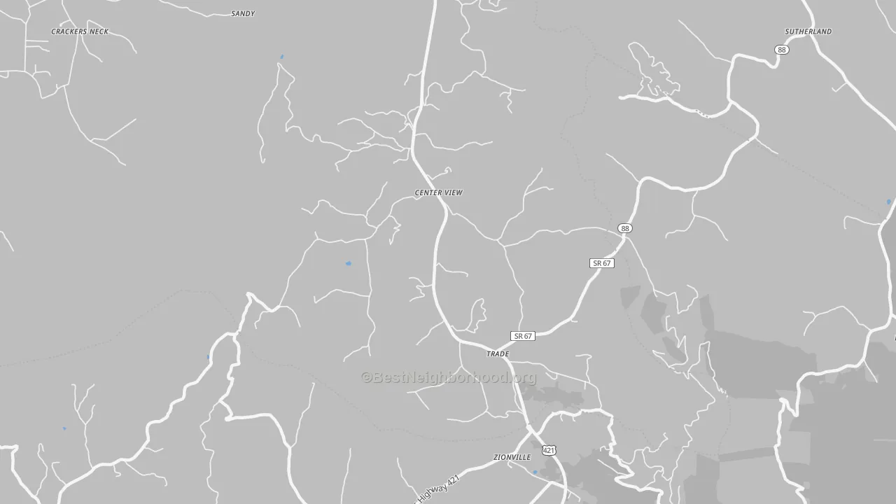 Transit Grade map of Trade, TN