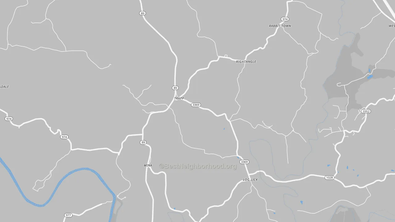 Transit Grade map of Trapp, KY