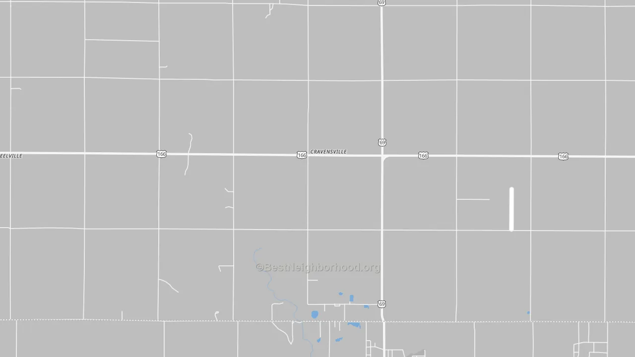 Transit Grade map of Treece, KS