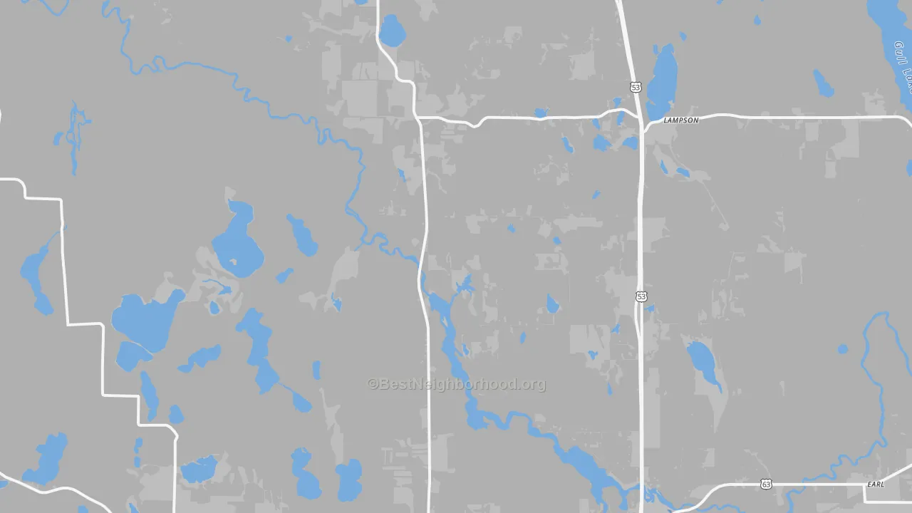 Transit Grade map of Trego, WI