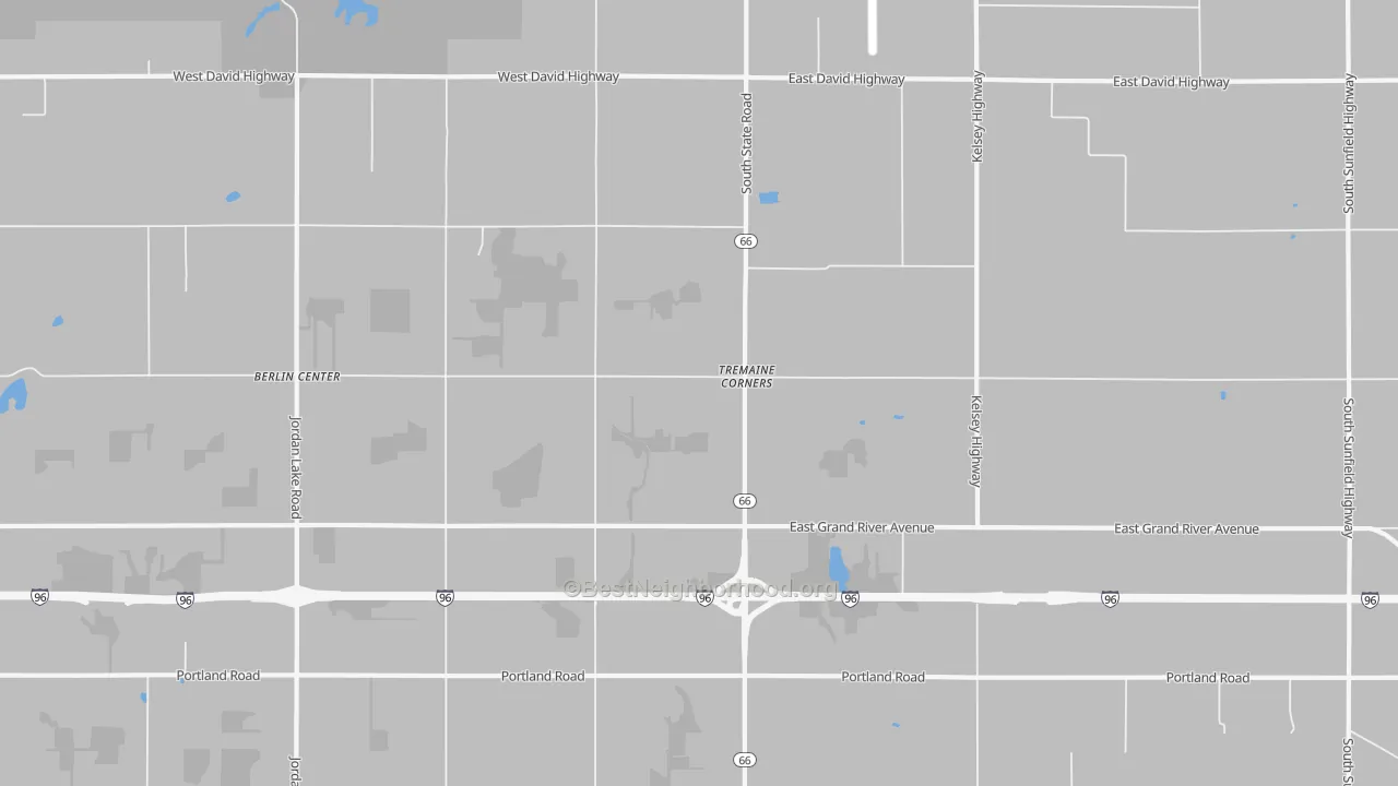Transit Grade map of Tremaine Corners, MI