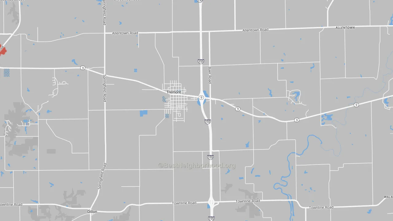Transit Grade map of Tremont, IL