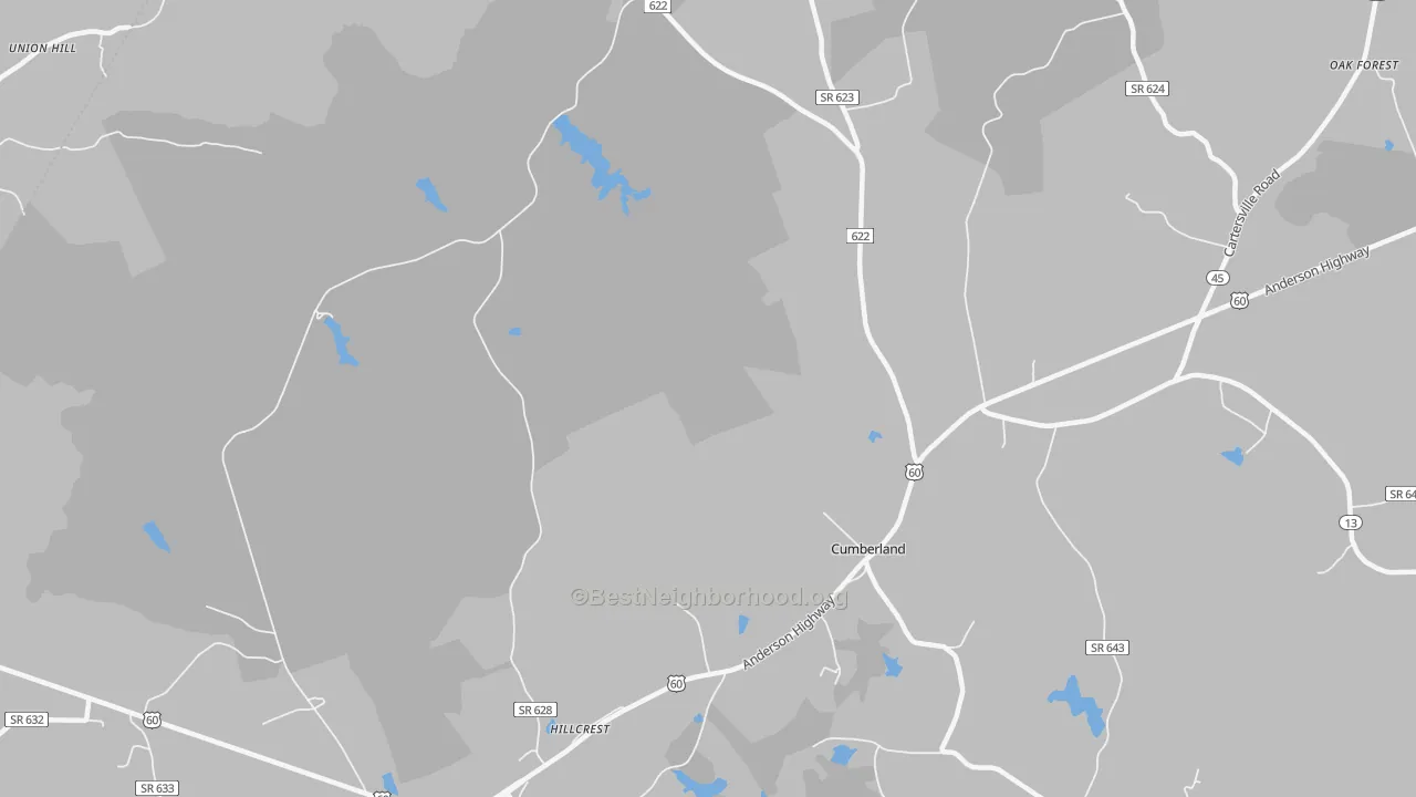 Transit Grade map of Trent Mill, VA