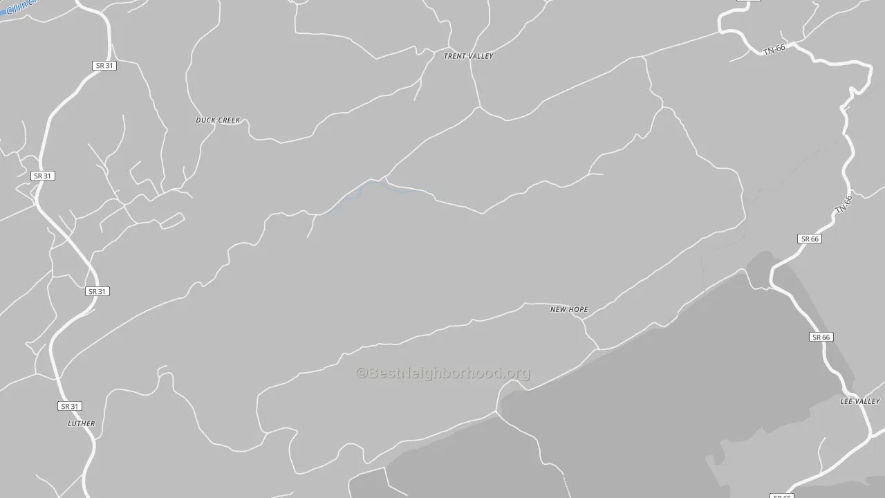 Transit Grade map of Trent Valley, TN