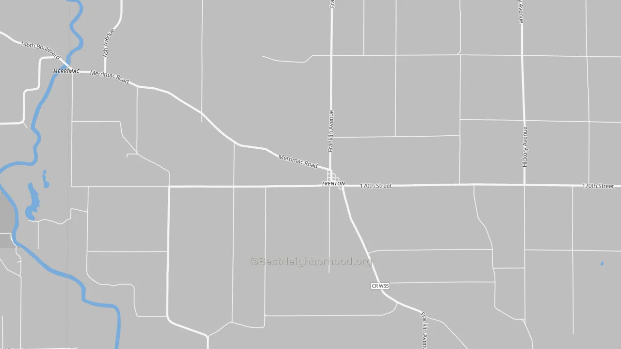Transit Grade map of Trenton, IA