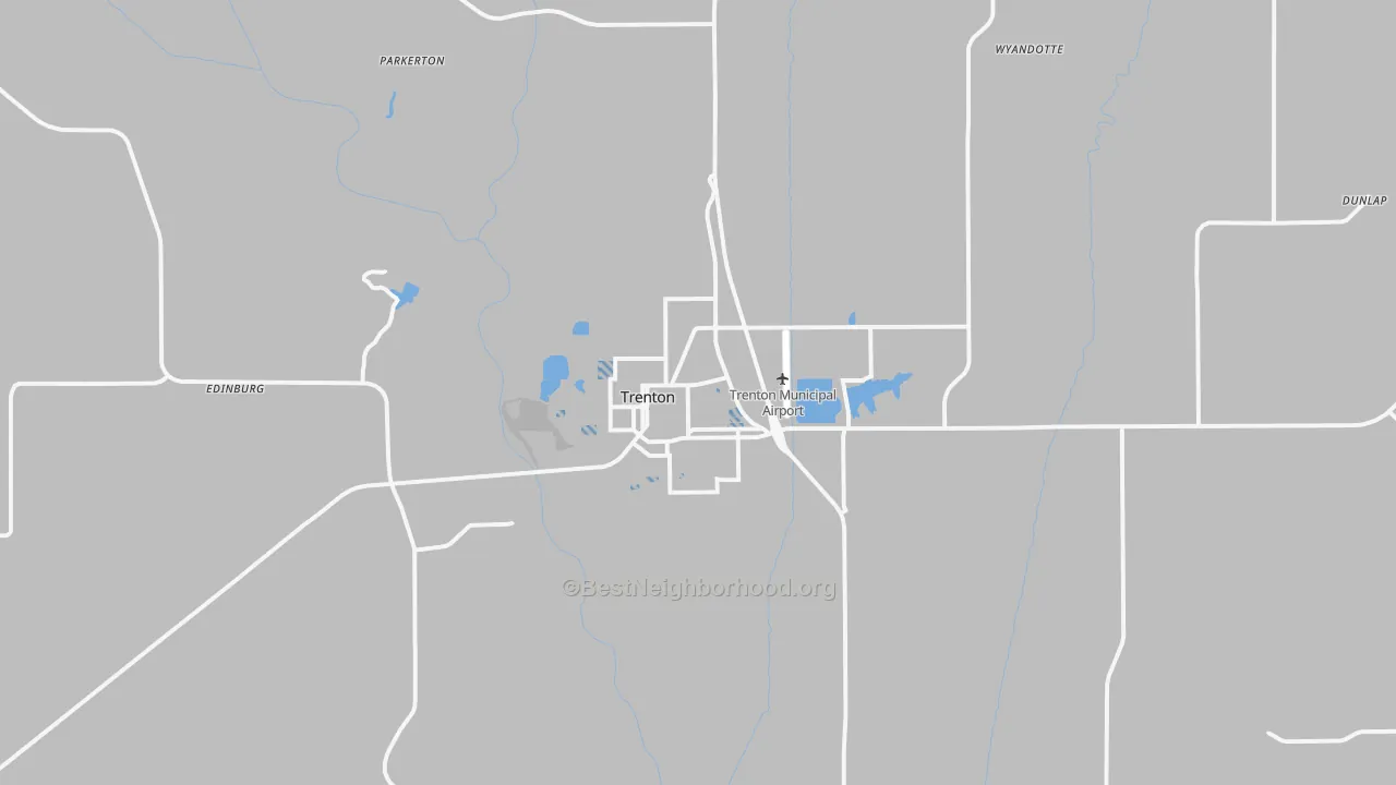 Transit Grade map of Trenton, MO