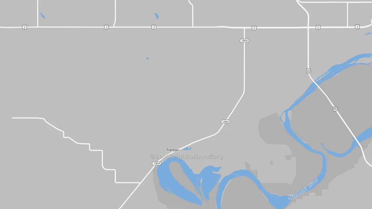 Transit Grade map of Trenton, ND