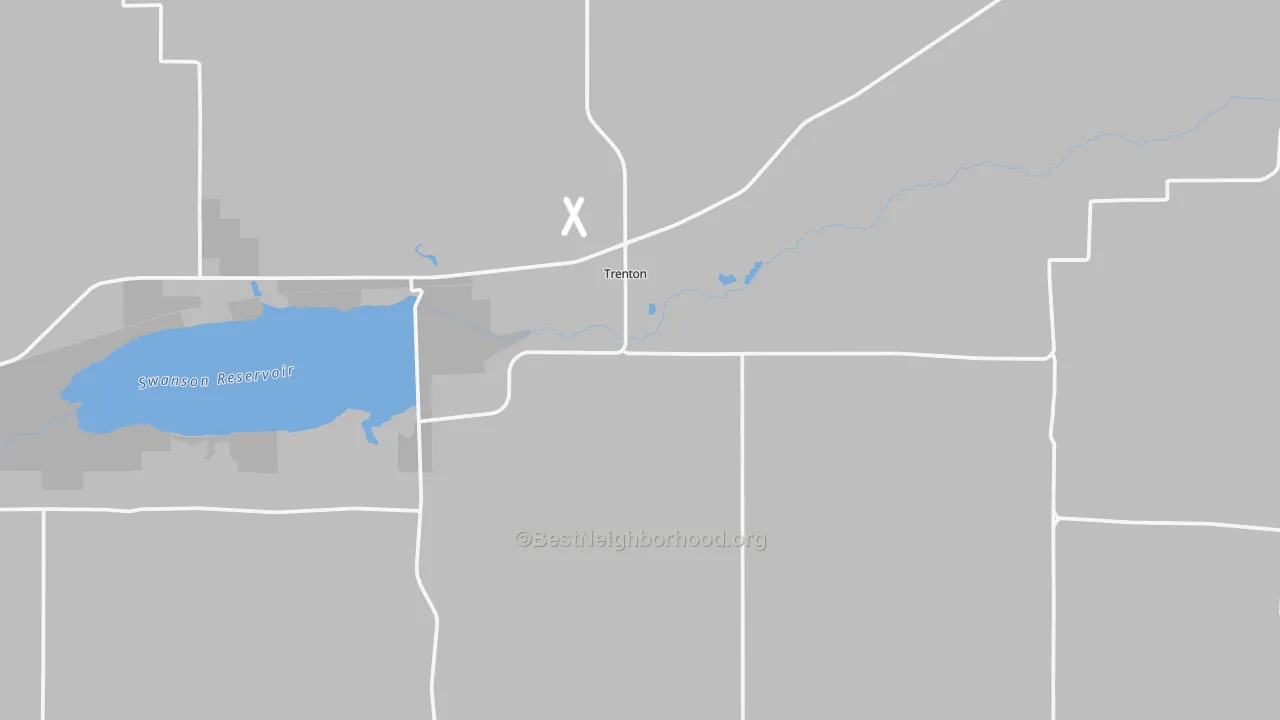 Transit Grade map of Trenton, NE