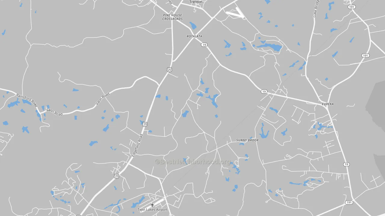 Transit Grade map of Trenton, SC