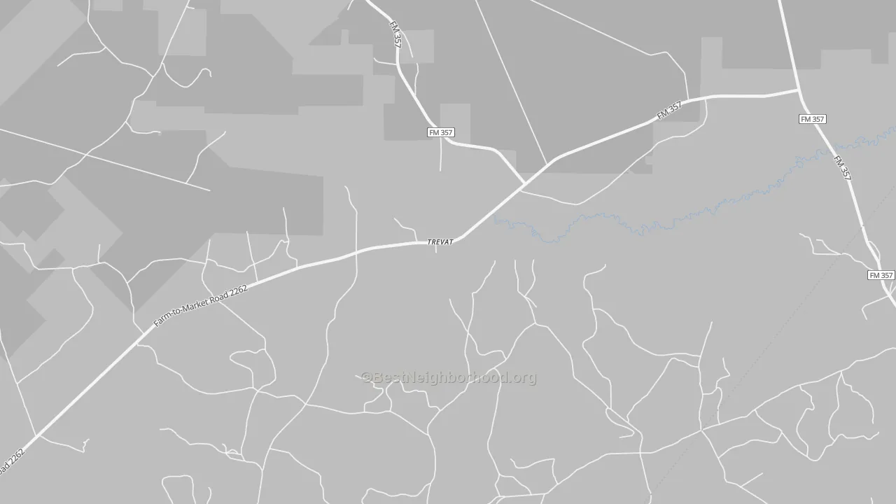 Transit Grade map of Trevat, TX