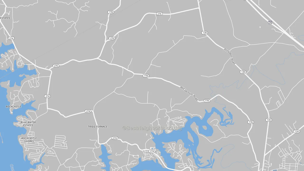 Transit Grade map of Trigg Furnace, KY