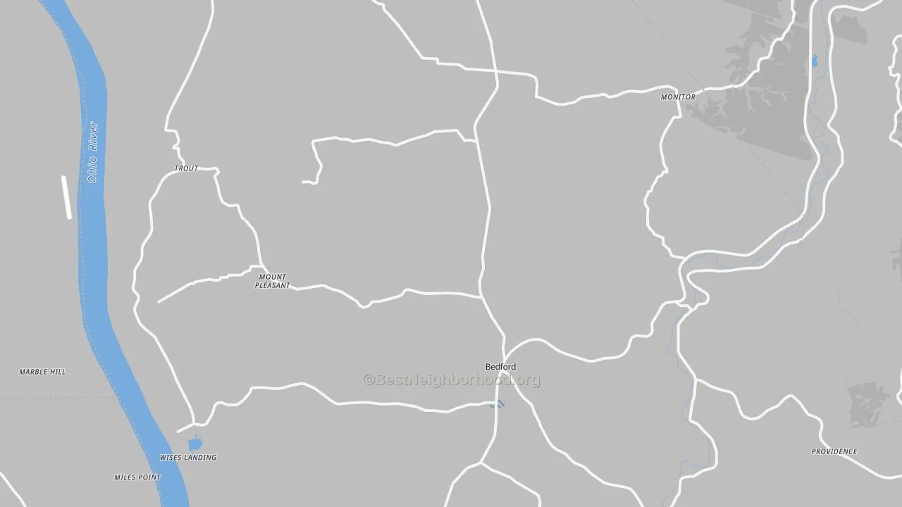 Transit Grade map of Trimble County, KY