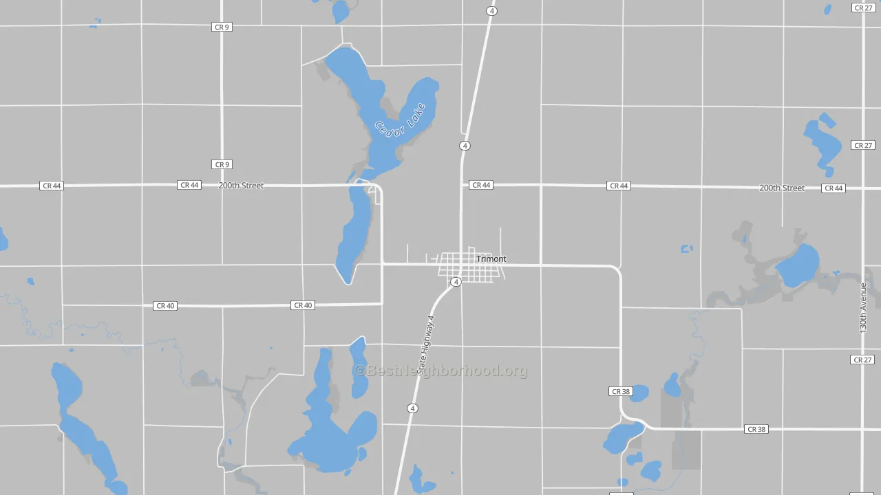 Transit Grade map of Trimont, MN