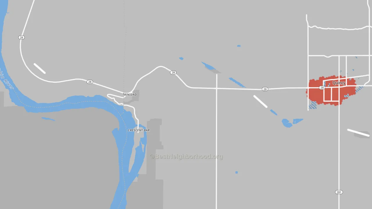 Transit Grade map of Trinidad, WA