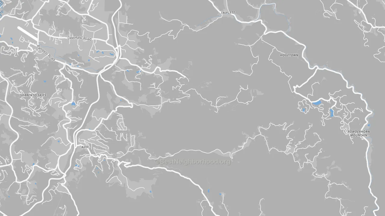 Transit Grade map of Triplett, NC