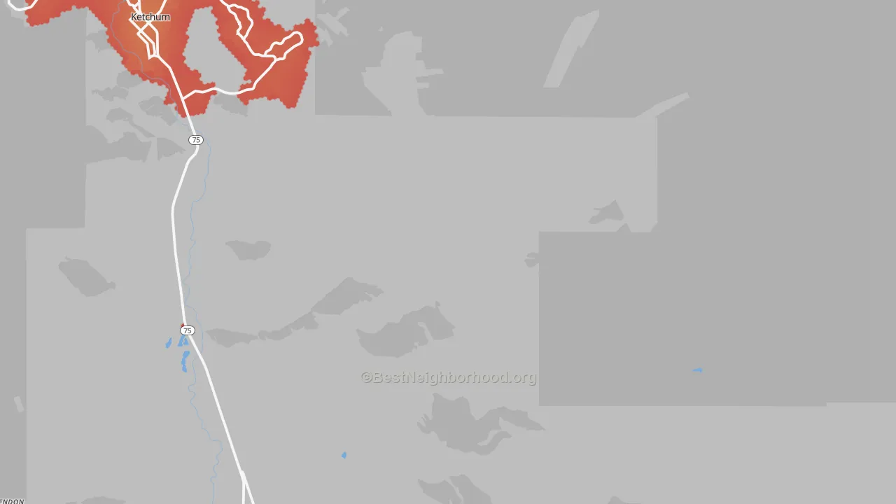Transit Grade map of Triumph, ID