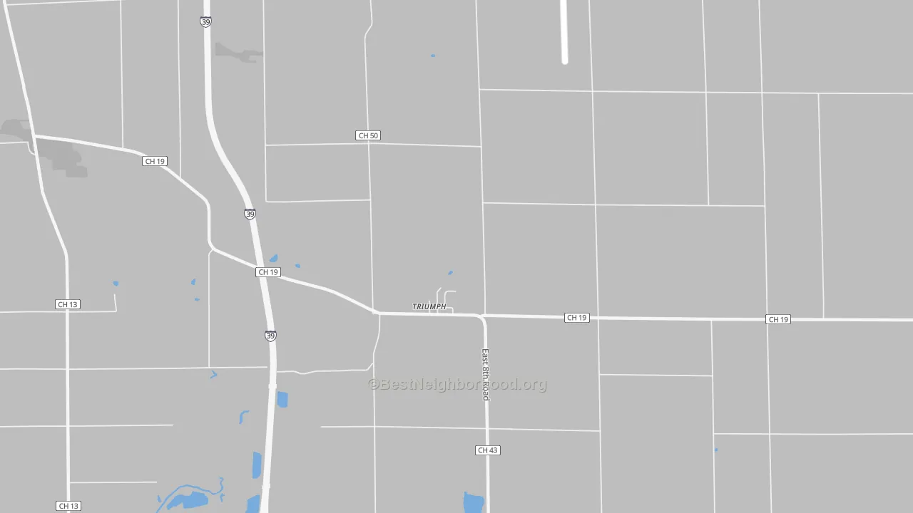 Transit Grade map of Triumph, IL