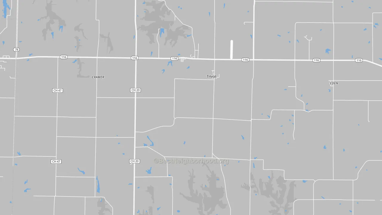 Transit Grade map of Trivoli, IL