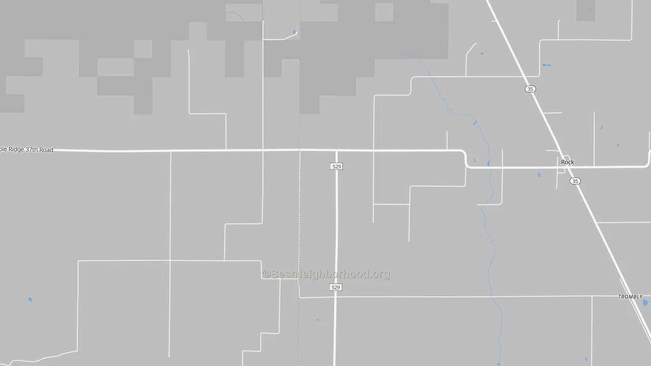 Transit Grade map of Trombly, MI