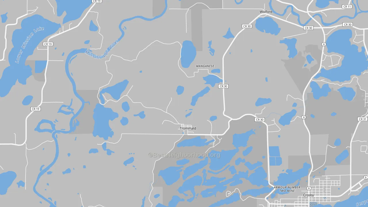 Transit Grade map of Trommald, MN