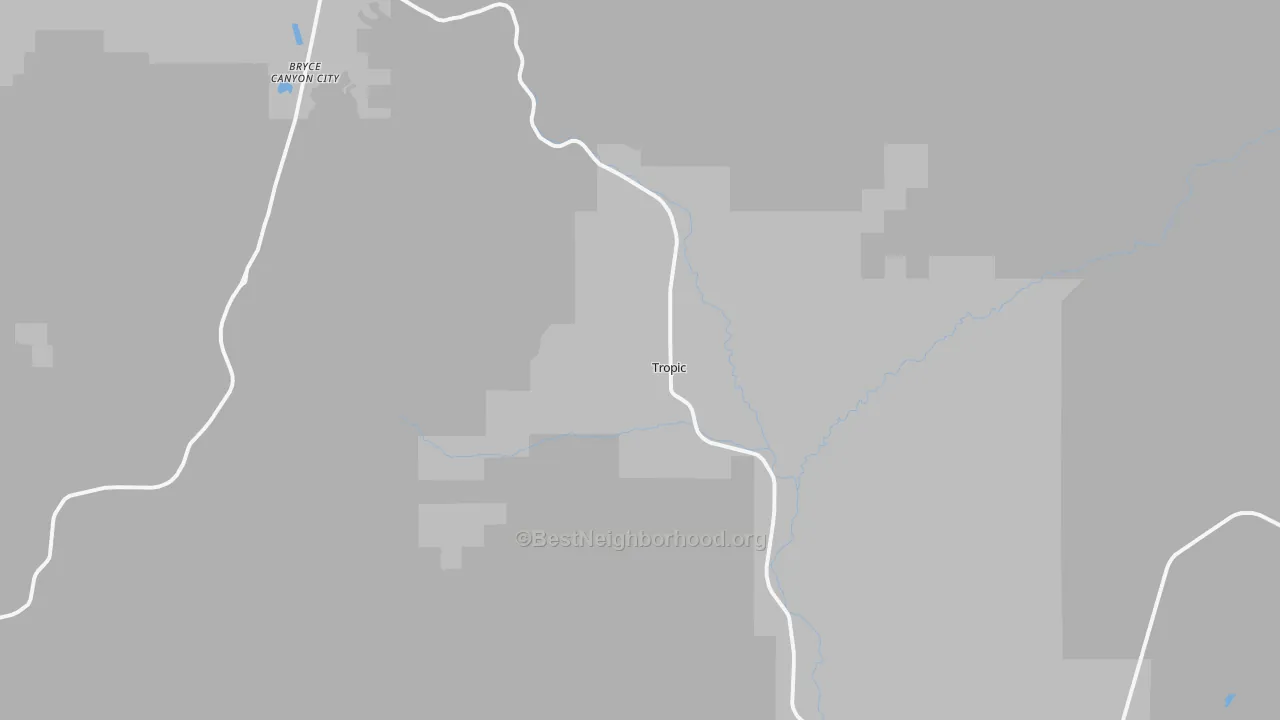 Transit Grade map of Tropic, UT