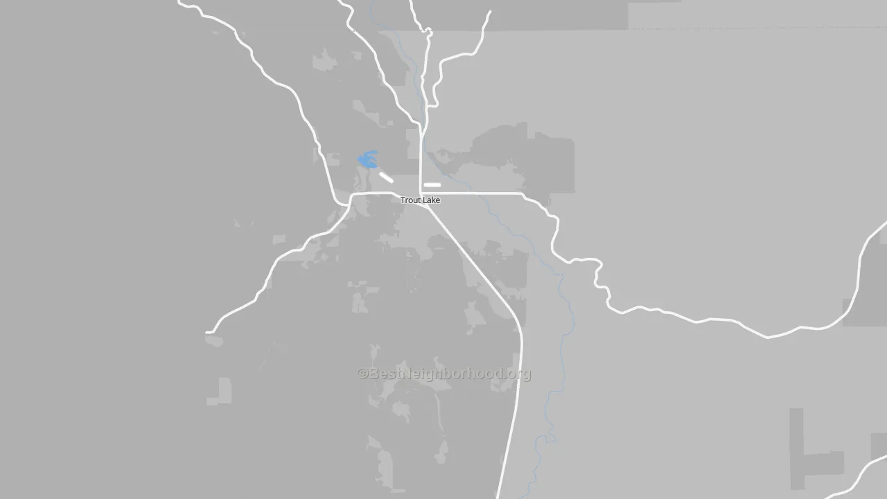 Transit Grade map of Trout Lake, WA
