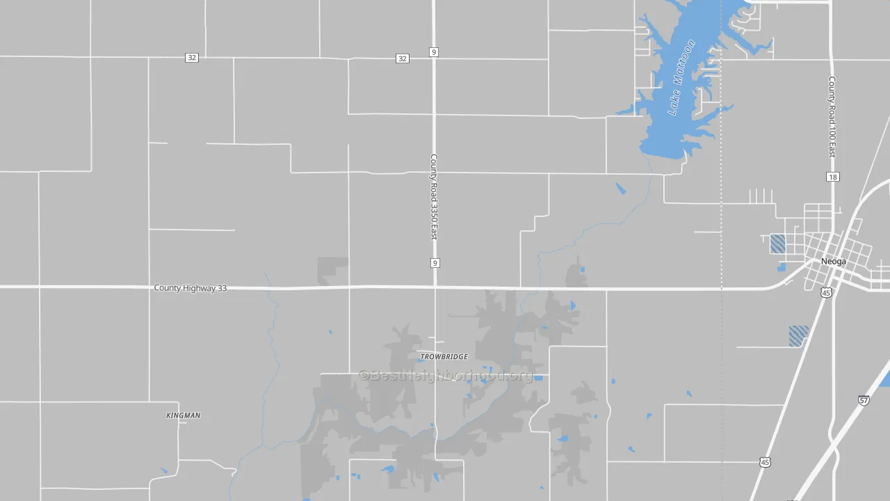 Transit Grade map of Trowbridge, IL