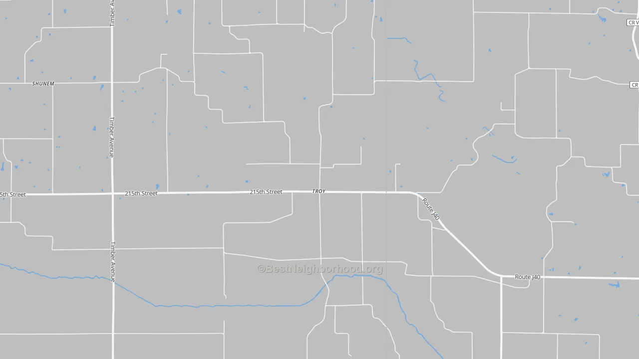 Transit Grade map of Troy, IA