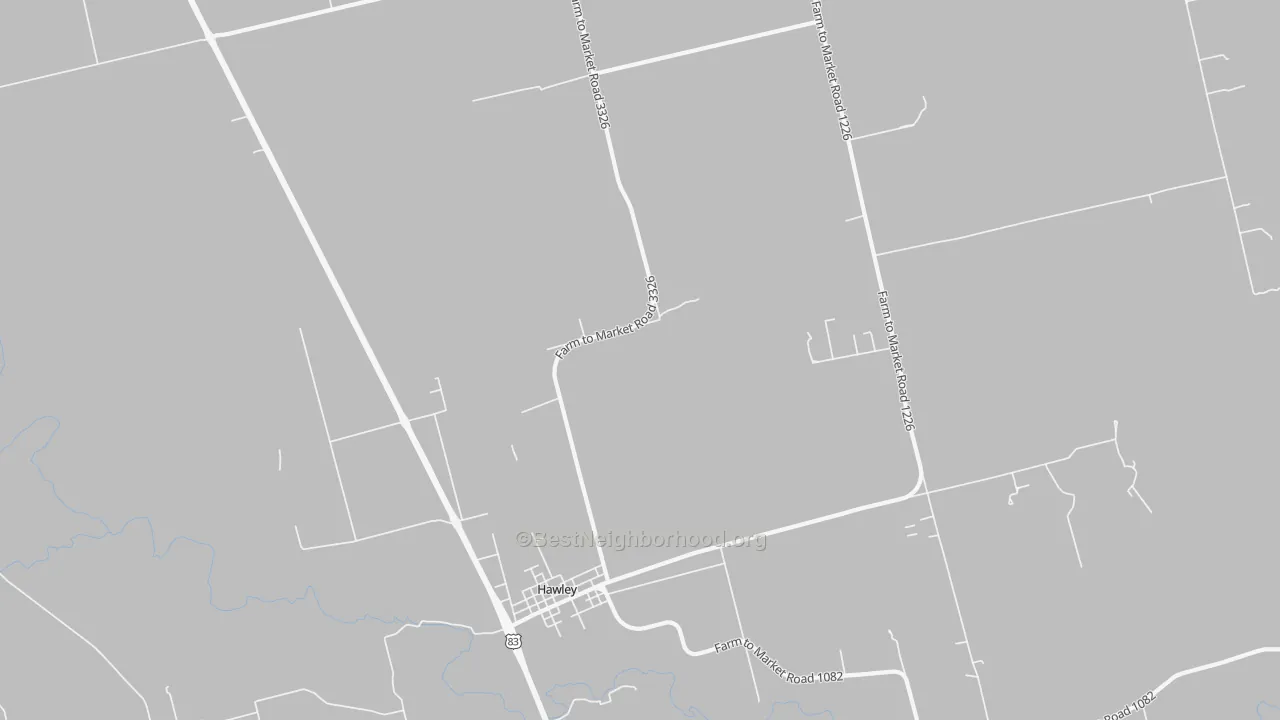 Transit Grade map of Truby, TX