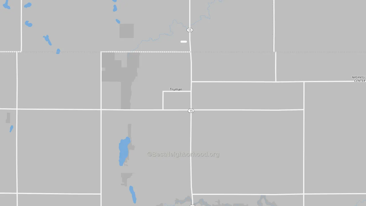 Transit Grade map of Truman, MN