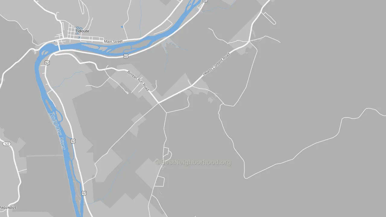 Transit Grade map of Trunkeyville, PA