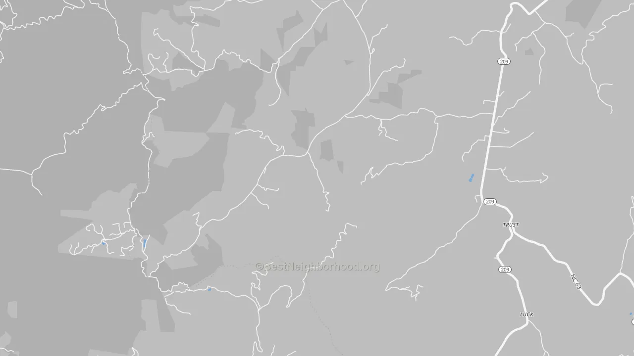 Transit Grade map of Trust, NC