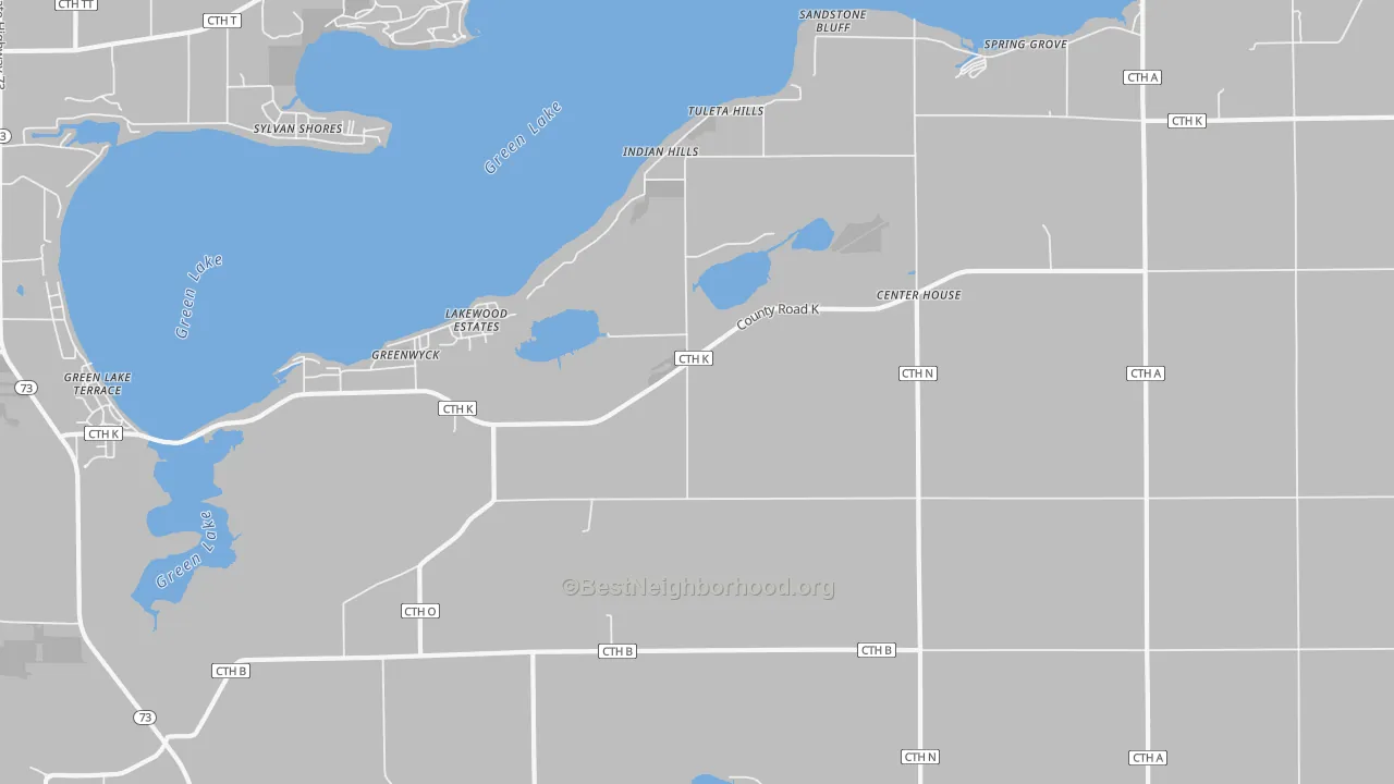 Transit Grade map of Tuleta Hills, WI