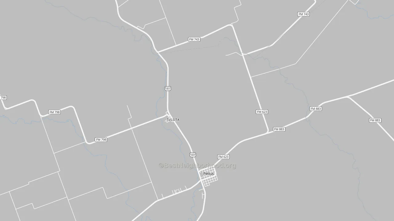 Transit Grade map of Tulsita, TX