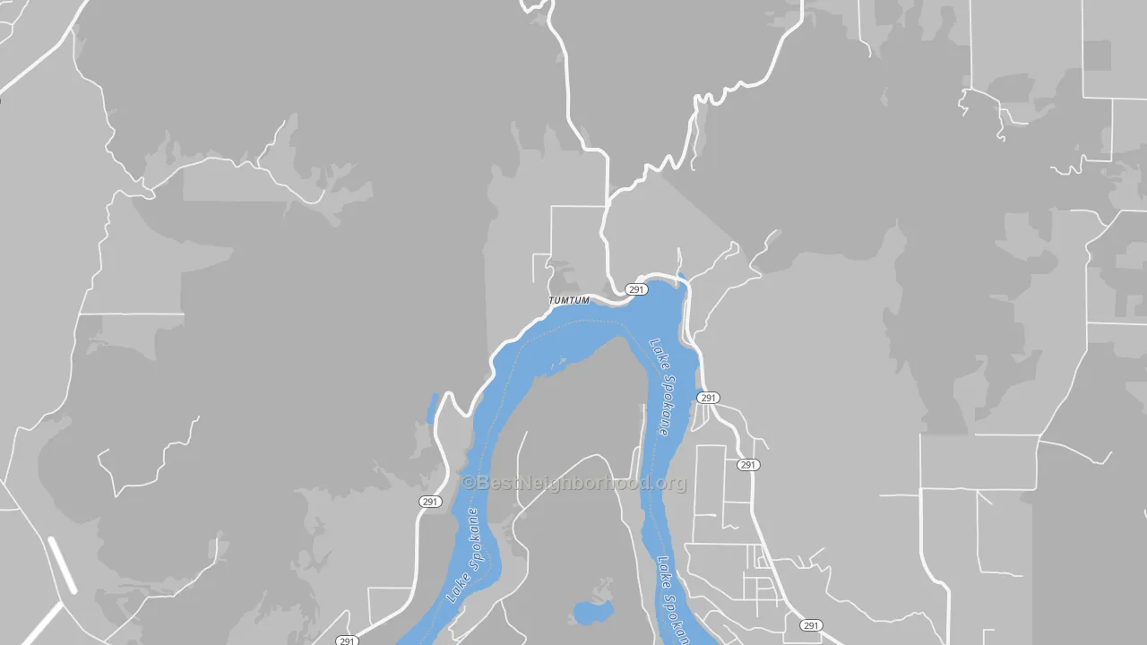 Transit Grade map of Tumtum, WA