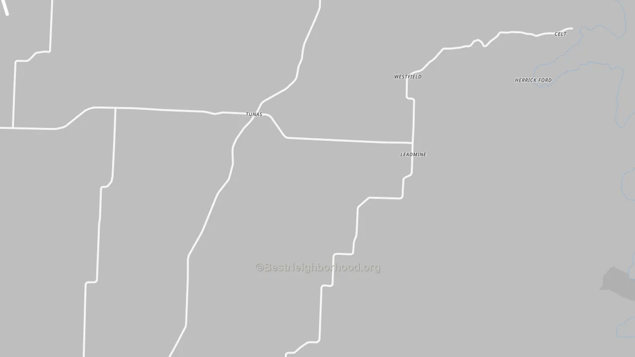 Transit Grade map of Tunas, MO