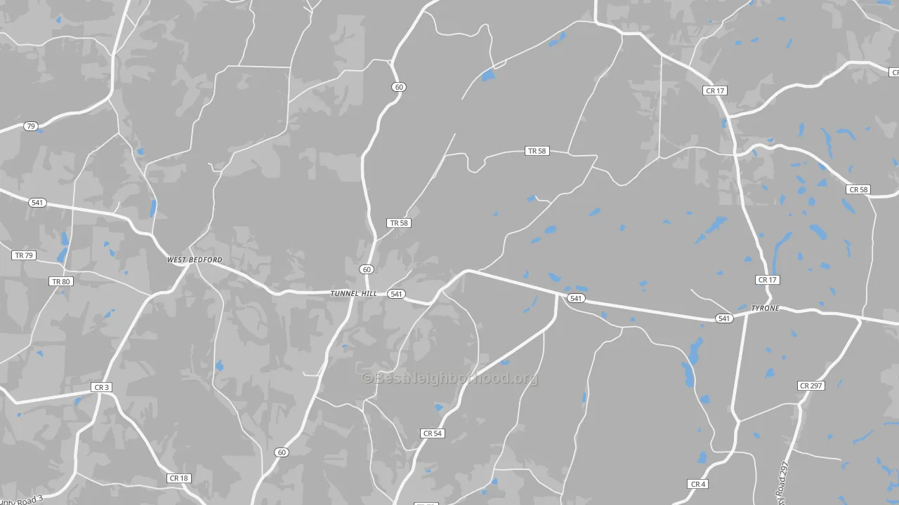 Transit Grade map of Tunnel Hill, OH