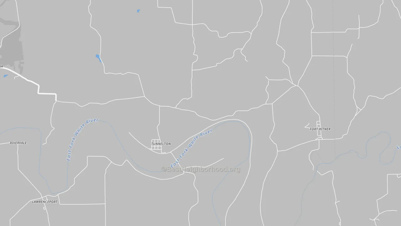 Transit Grade map of Tunnelton, IN