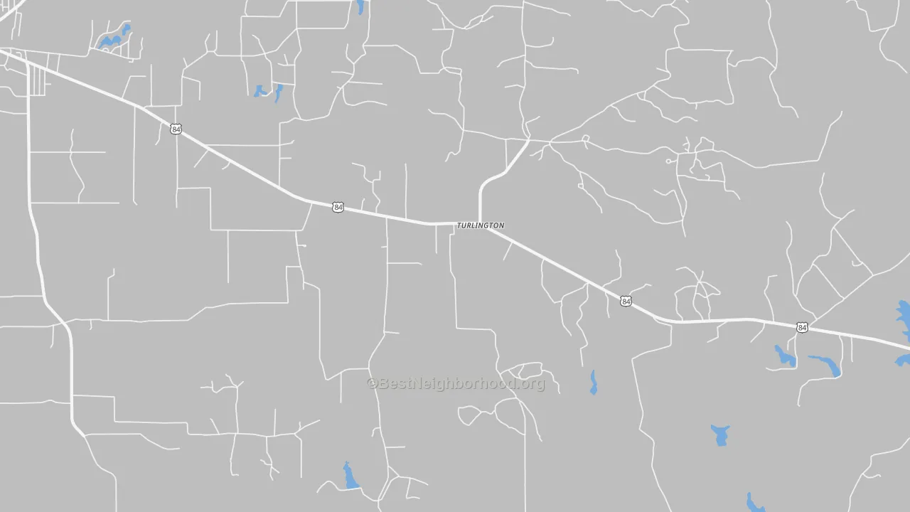 Transit Grade map of Turlington, TX