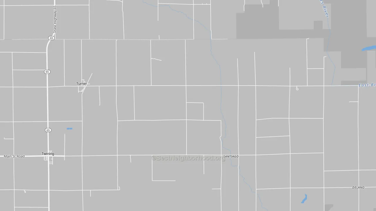 Transit Grade map of Turner, MI