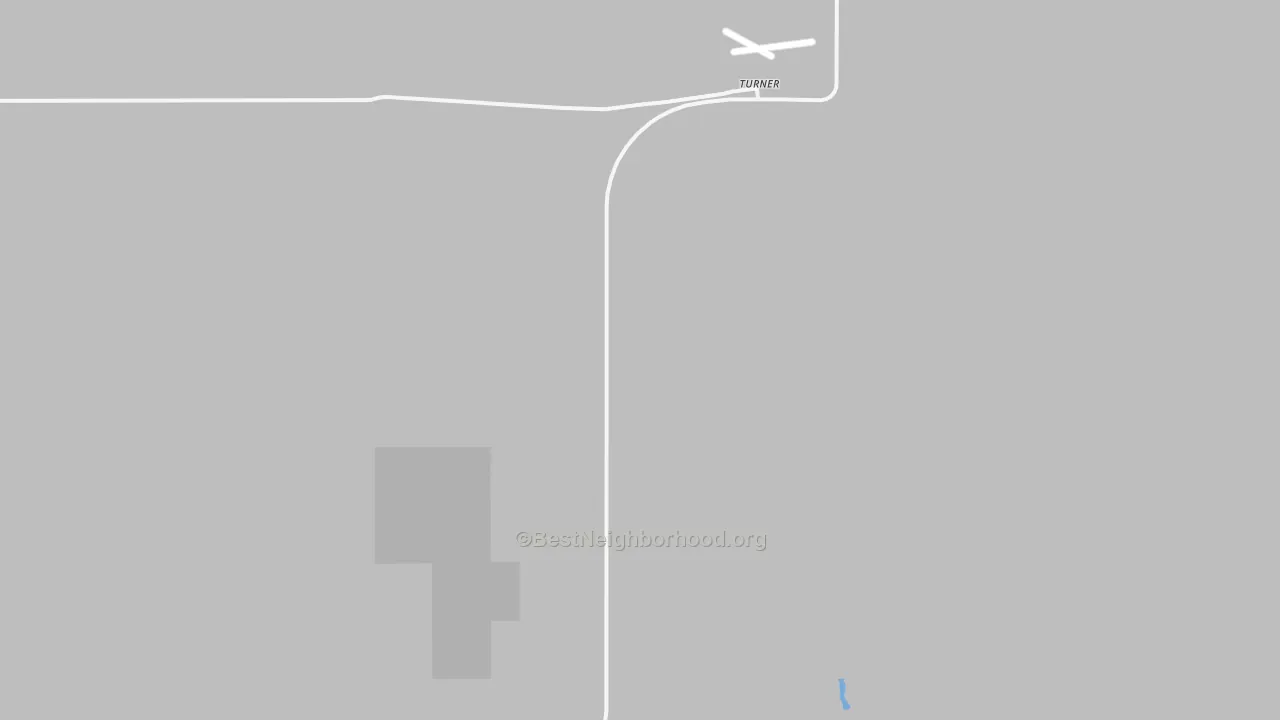Transit Grade map of Turner, MT