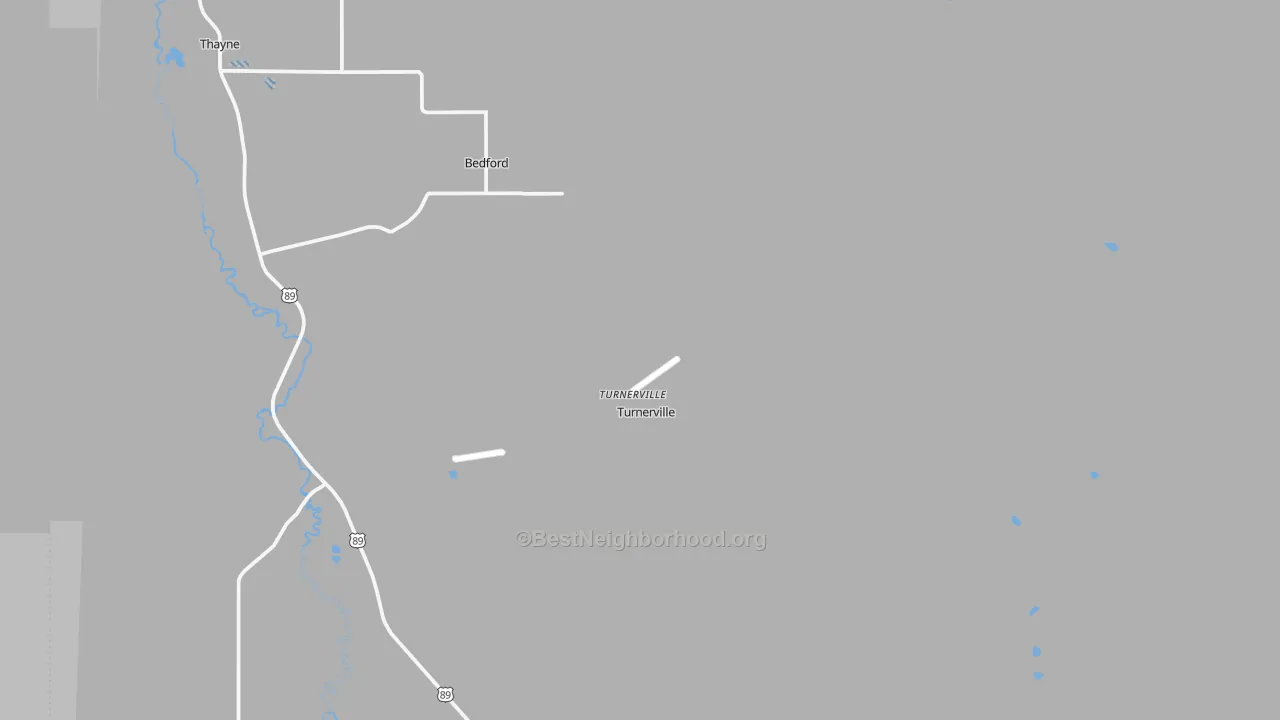 Transit Grade map of Turnerville, WY