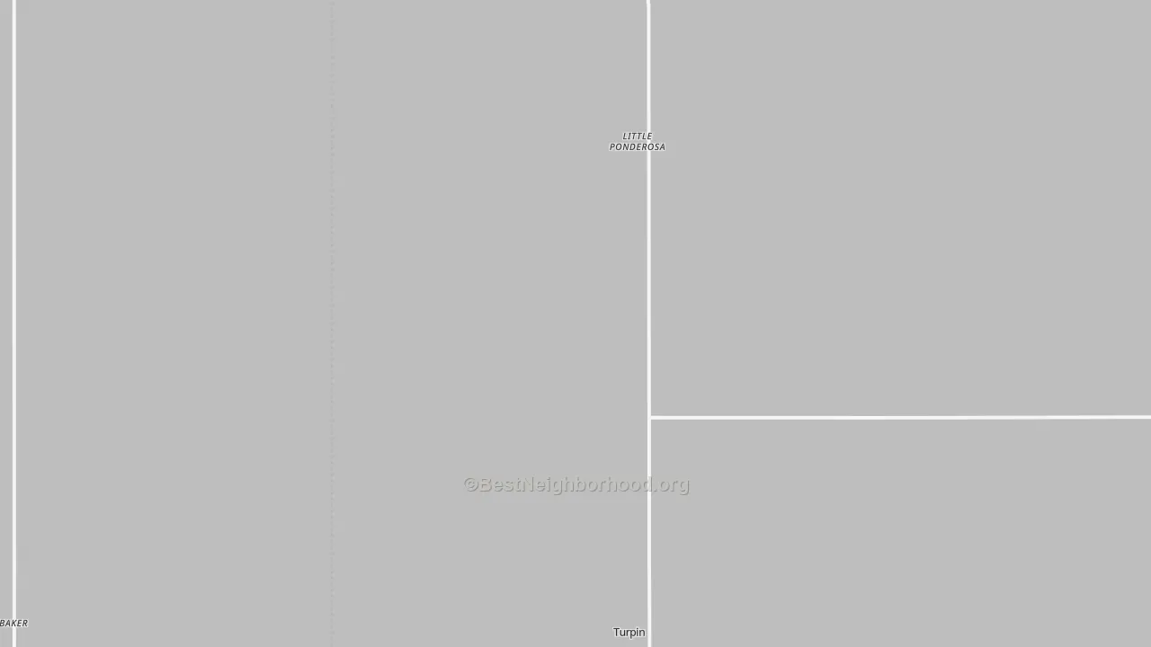 Transit Grade map of Turpin, OK