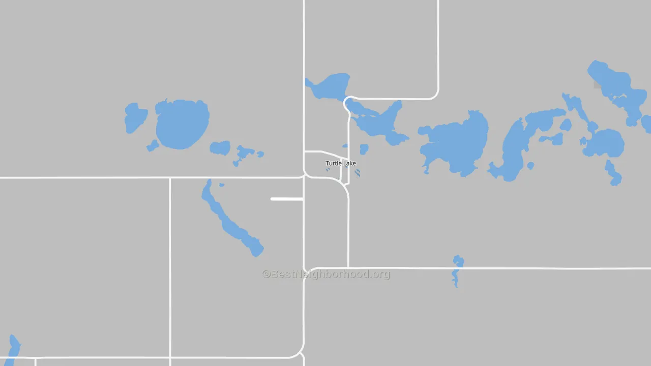 Transit Grade map of Turtle Lake, ND